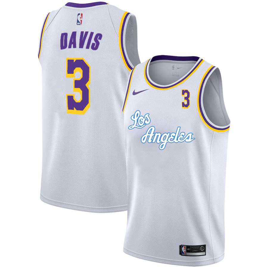 Lakers 3 Anthony Davis White 2020-2021 City Edition Nike Swingman Jersey Dyin,We sell and wholesale Lakers 3 Anthony Davis White 2020-2021 City Edition Nike Swingman Jersey Dyin on line form chian!